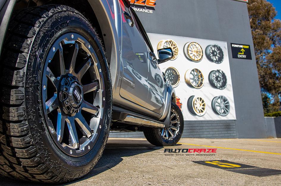 FORD RANGER GD05 GRAPHITE WITH MILLED ACCENTS